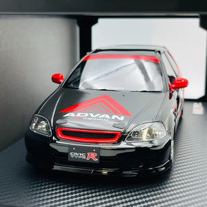 ignition 1/18 Honda CIVIC (EK9) Type R Black/Red IG2679
