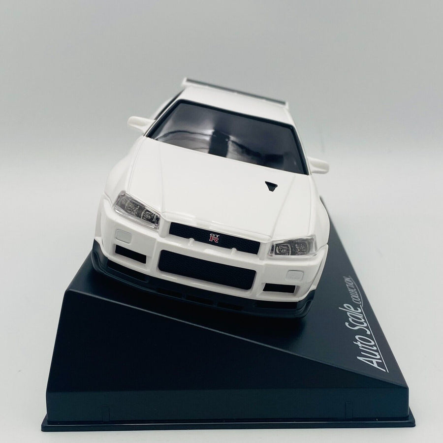 Kyosho MINI-Z Body NISSAN SKYLINE GT-R R34 V.specⅡNur White MZP460W