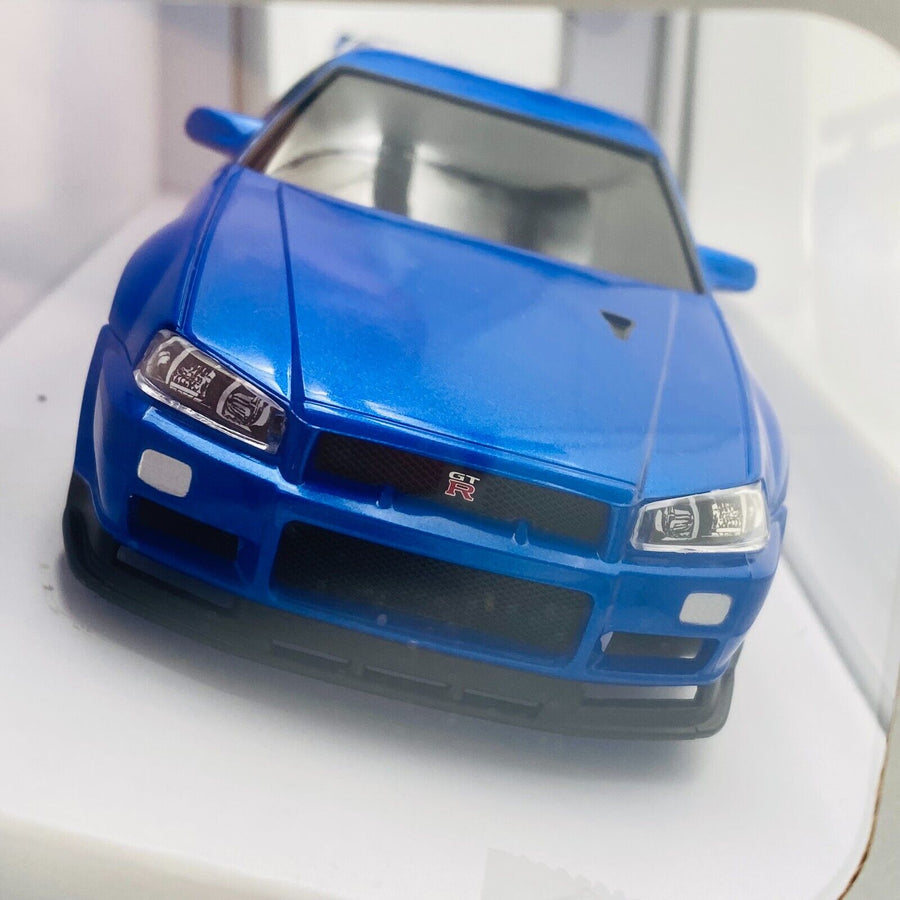 Kyosho MINI-Z AWD NISSAN SKYLINE GT-R R34 V.specⅡNür Metallic Blue 32629MB