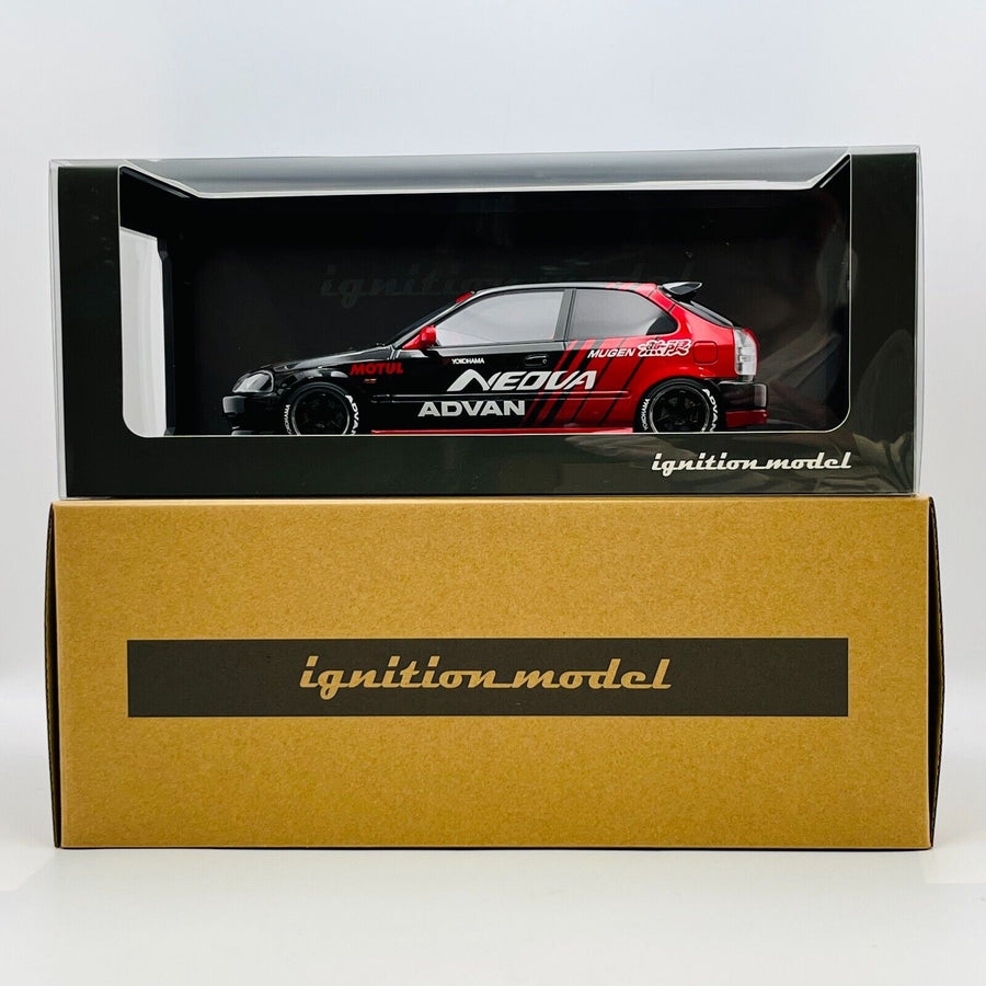 ignition 1/18 Honda CIVIC (EK9) Type R Black/Red IG2679