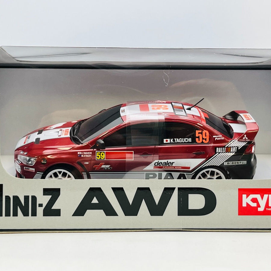 Kyosho MINI-Z AWD MITSUBISHI LANCER EVOLUTION X TEAM PWRC2008 32632M