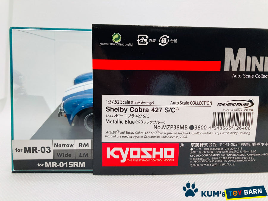 Kyosho Mini-z Body ASCSHELBY COBRA 427 S/C MZP38MB