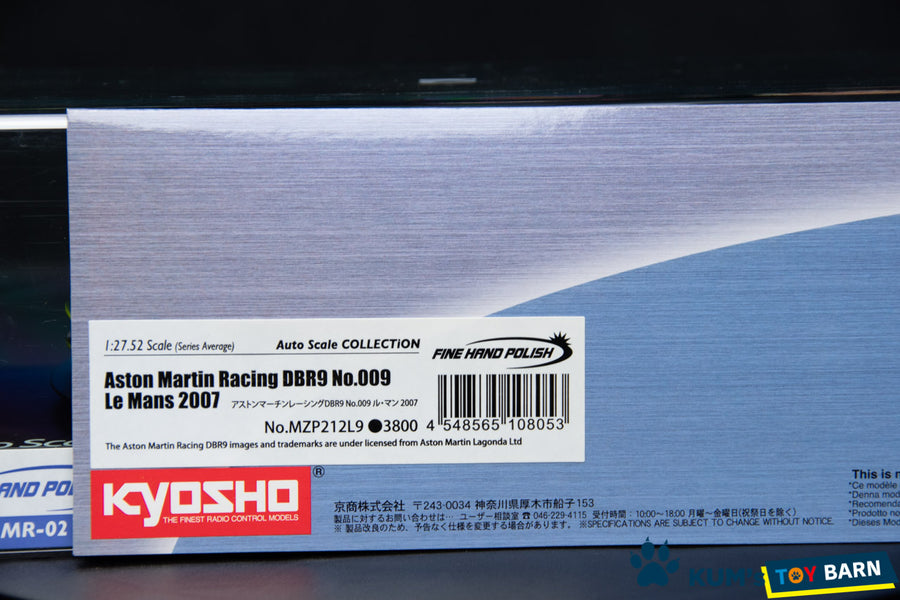Kyosho Mini-z Body ASC Aston Martin Racing DBR9 Le Mans 2007 MZP212L9