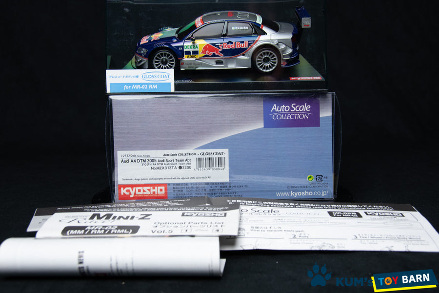 Kyosho Mini-z Body ASC Audi A4 DTM 2005 Audi Sport Team Abt MZX313TA