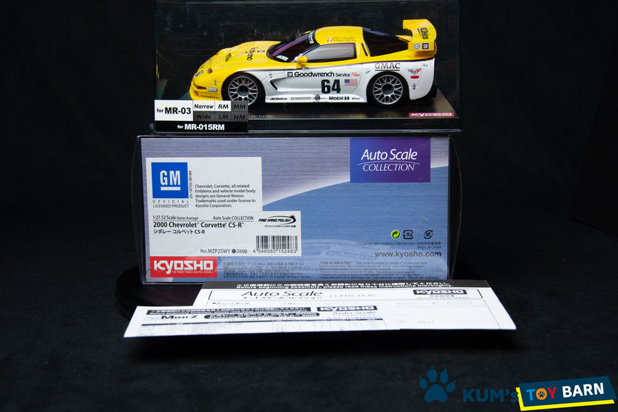 Kyosho Mini-z Body ASC CHEVROLET CORVETTE C5-R 2000 MZP25WY