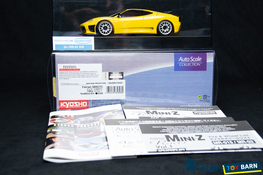 Kyosho Mini-z Body ASC Ferrari 360 GTC MZG310Y