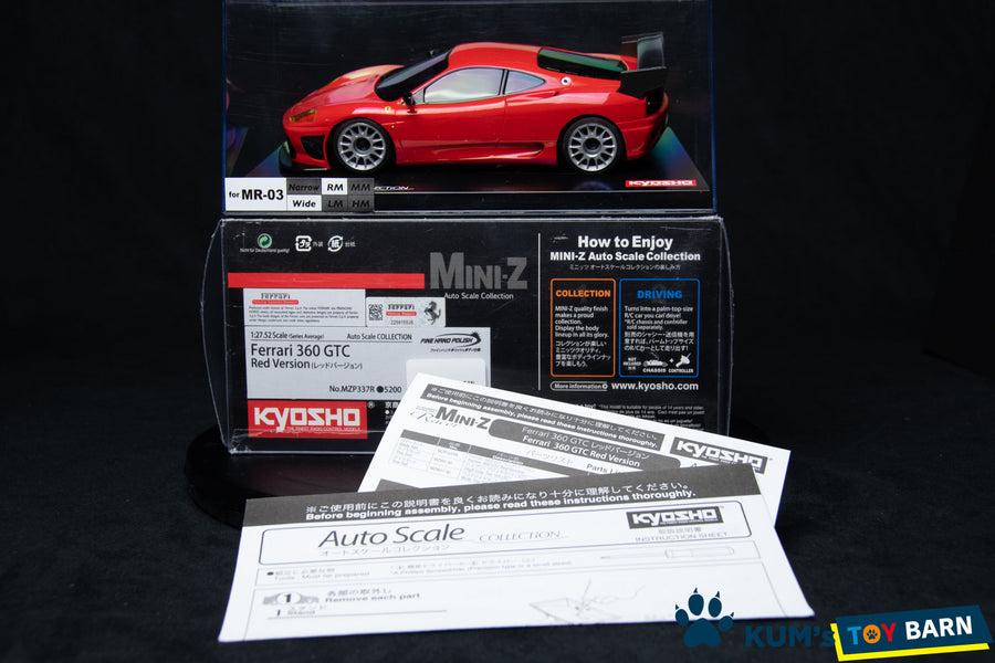 Kyosho Mini-z Body ASC Ferrari 360 GTC MZP337R