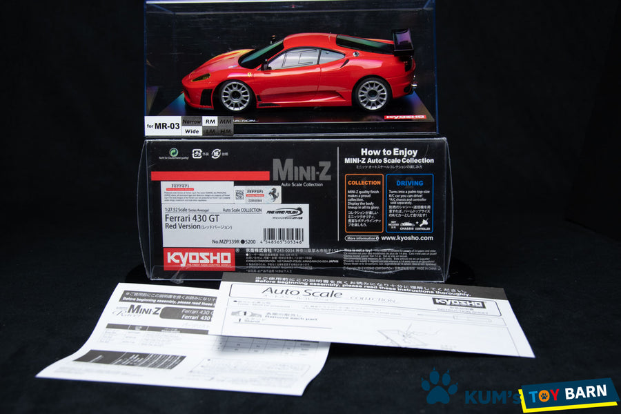 Kyosho Mini-z Body ASC Ferrari 430 GT MZP339R