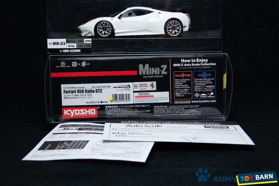 Kyosho Mini-z Body ASC Ferrari 458 Italia GT2 MZP221W