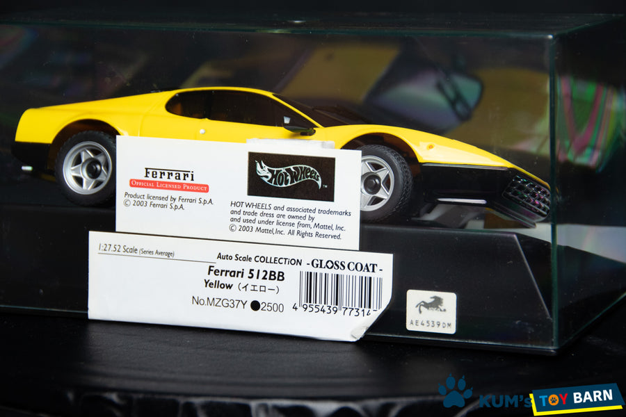 Kyosho Mini-z Body ASC Ferrari 512BB MZG37Y
