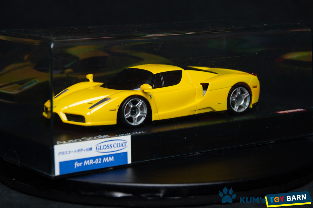 京商ミニッツ Enzo Ferrari Yellow for MR-02 MM Kyosho 1/64 Ferrari collection 1 Enzo Yellow Diecast model