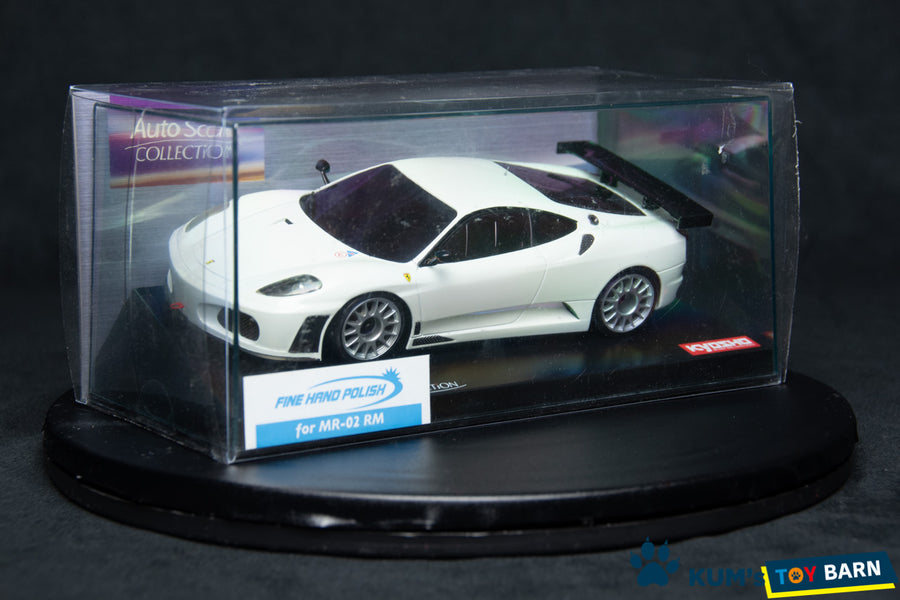 Kyosho Mini-z Body ASC Ferrari F430 GT GT Test Car White 2007 MZP328TW