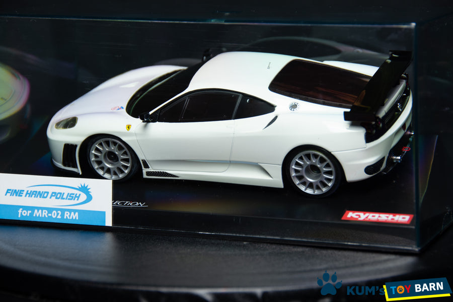 Kyosho Mini-z Body ASC Ferrari F430 GT GT Test Car White 2007 MZP328TW