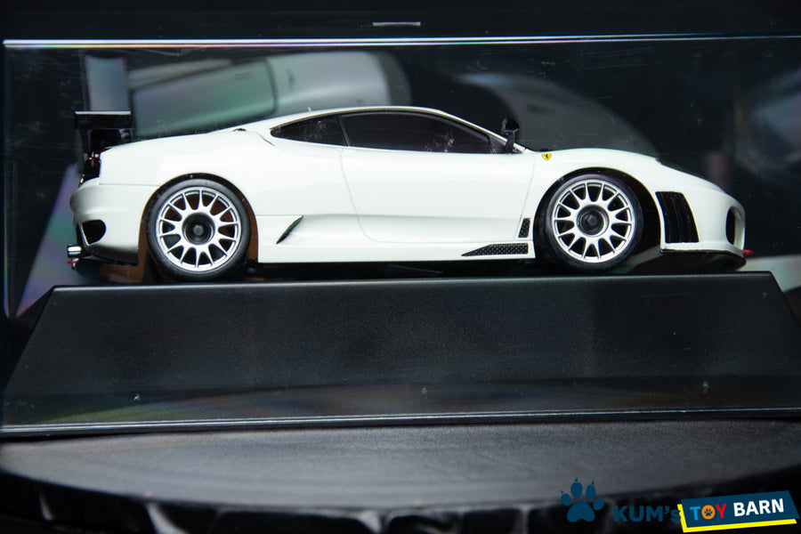 Kyosho Mini-z Body ASC Ferrari F430 GT GT Test Car White 2007 MZP328TW