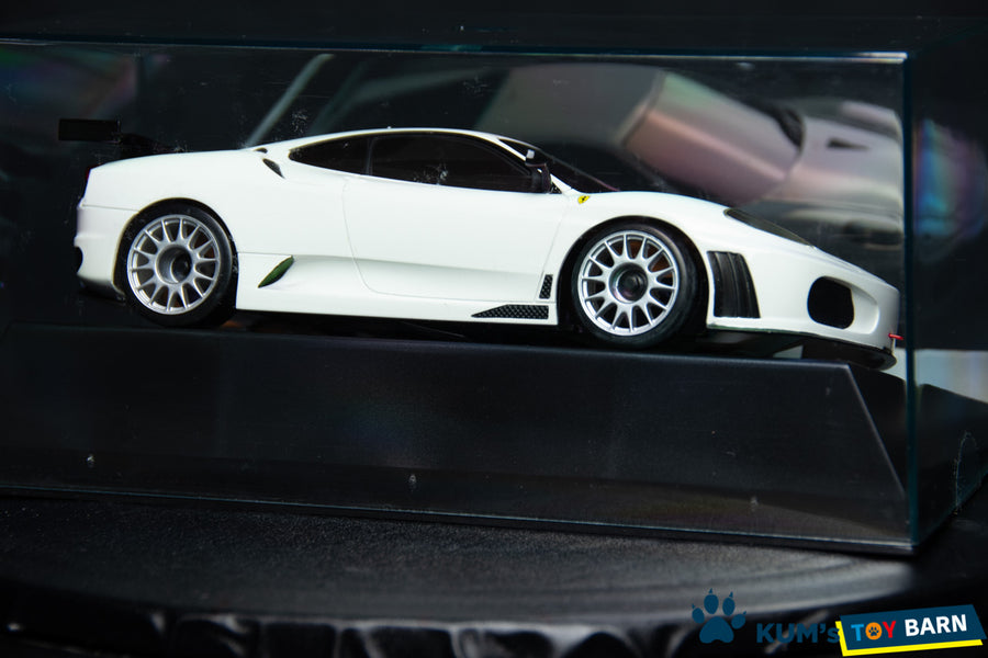 Kyosho Mini-z Body ASC Ferrari F430 GT GT Test Car White 2007 MZP328TW