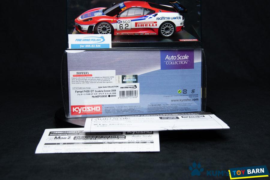 Kyosho Mini-z Body ASC Ferrari F430 GT Scuderia Ecosse  MZP328SE