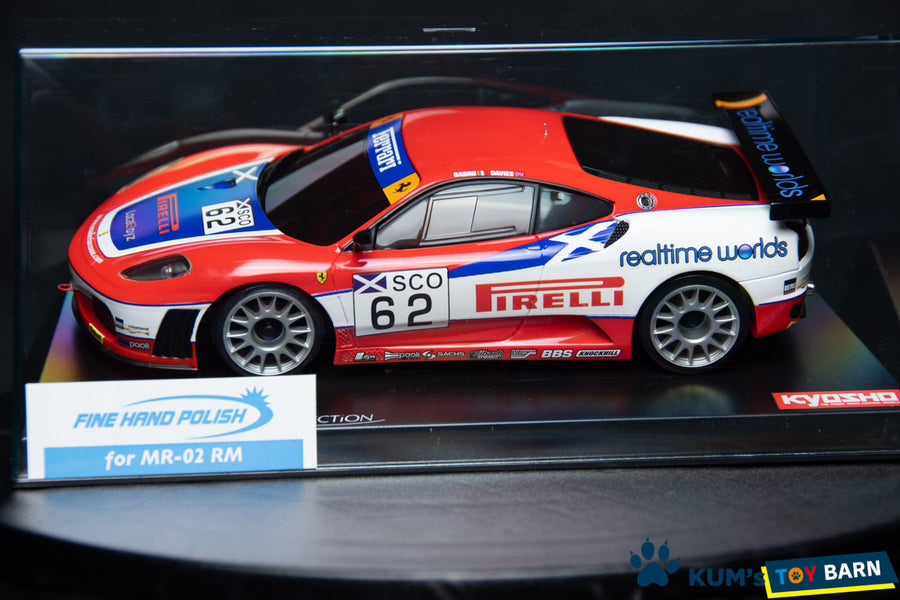 Kyosho Mini-z Body ASC Ferrari F430 GT Scuderia Ecosse  MZP328SE