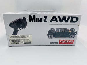 Kyosho MINI-Z Ready Set AWD Toyota CELICA TURBO 4WD NO.7 WRC 1993 32649JK