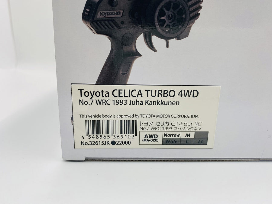 Kyosho MINI-Z Ready Set AWD Toyota CELICA TURBO 4WD NO.7 WRC 1993 32649JK