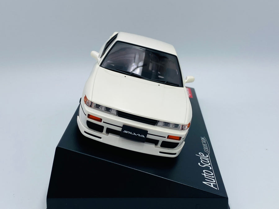 Kyosho Mini-z Body ASC NISSAN SILVIA K's(S13) With Aero Kit Pearl White MZP455PW