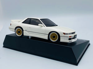 Kyosho Mini-z Body ASC NISSAN SILVIA K's(S13) With Aero Kit Pearl White MZP455PW