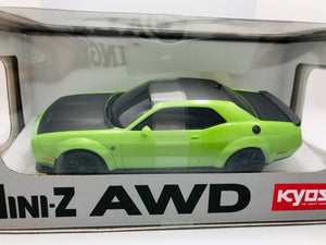 Kyosho Mini-z Ready Set DODGE CHALLENGER SRT HELLCAT REDEYE 32621MG