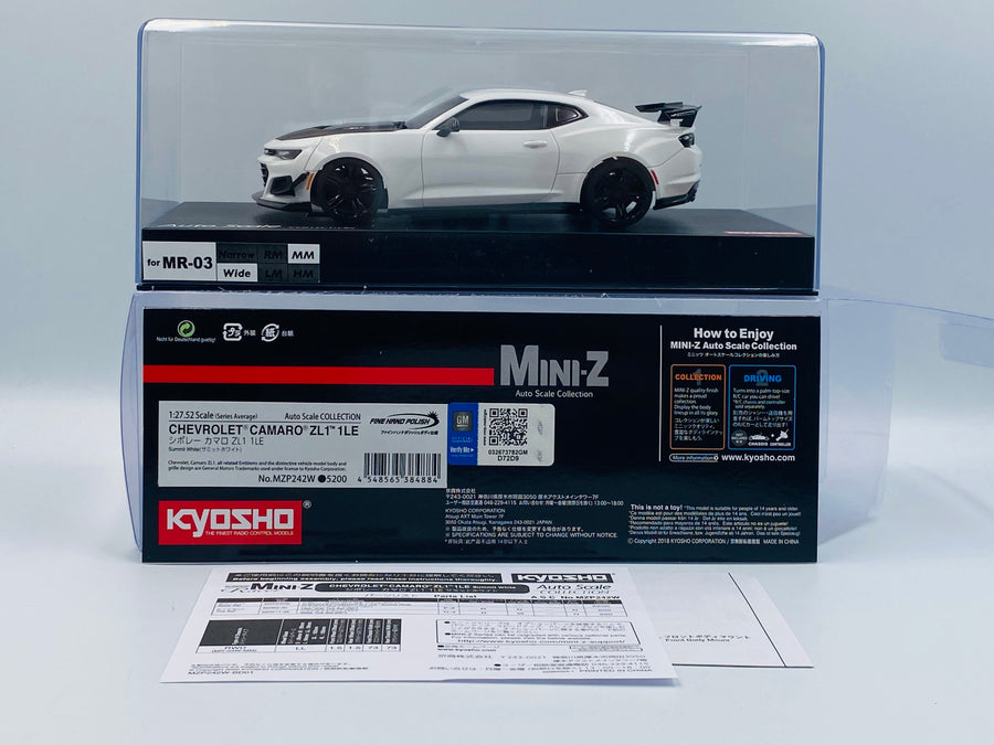 Kyosho Mini-z Body ASC CHEVROLET CAMARO ZL1 1LE MZP242W