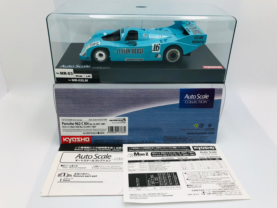 Kyosho Mini-z Body ASC Porsche 962 C KH No.16 JSPC 1987 MZP326LH