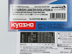 Kyosho Mini-z Body ASC MITSUBISHI LANCER EVOLUTION X MZP409M