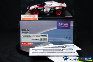 Kyosho Mini-z Body ASC LANCIA STRATOS Sanremo 1978 No.4 MZP16SR