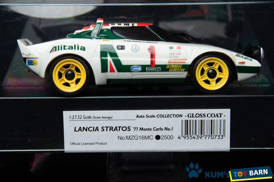 Kyosho Mini-z Body ASC LANCIA STRATOS ’77 Monte Carlo No.1 MZG16MC
