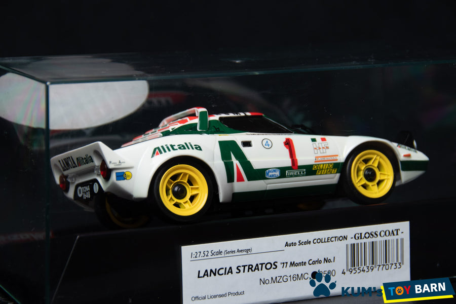 Kyosho Mini-z Body ASC LANCIA STRATOS ’77 Monte Carlo No.1 MZG16MC