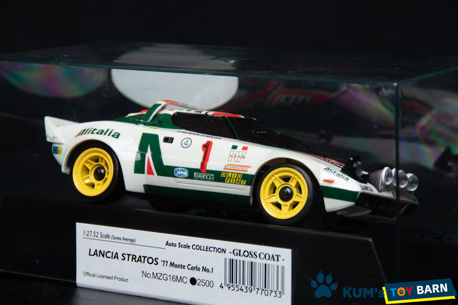 Kyosho Mini-z Body ASC LANCIA STRATOS ’77 Monte Carlo No.1 MZG16MC