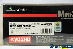 Kyosho Mini-z Body ASC LOTUS EXIGE CUP 260 Red MZP135R
