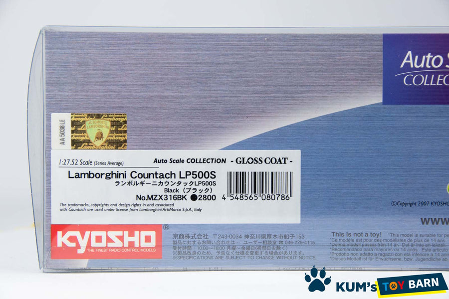 Kyosho Mini-z Body ASC Lamborghini Countach LP500S MZX316BK