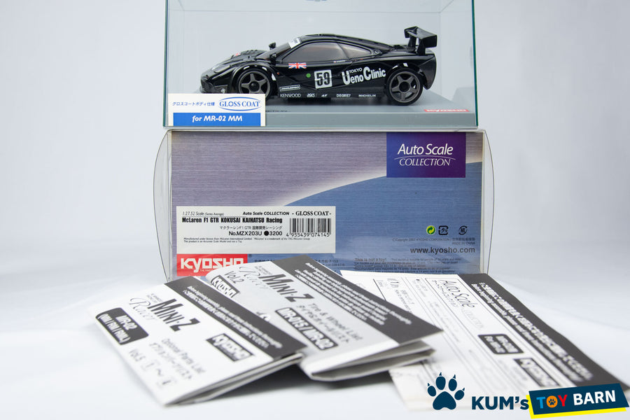 Kyosho Mini-z Body ASC McLaren F1 GTR KOKUSAI KAIHATSU Racing MZX203U/MZG203U