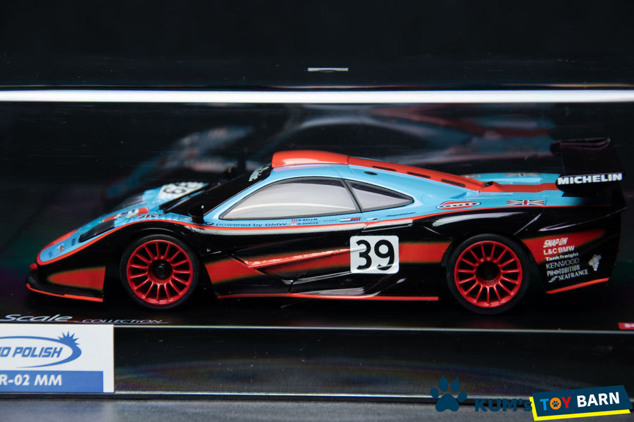 Kyosho Mini-z Body ASC McLaren F1 GTR No.39 Gulf Racing Le Mans 1997 MZP213GD