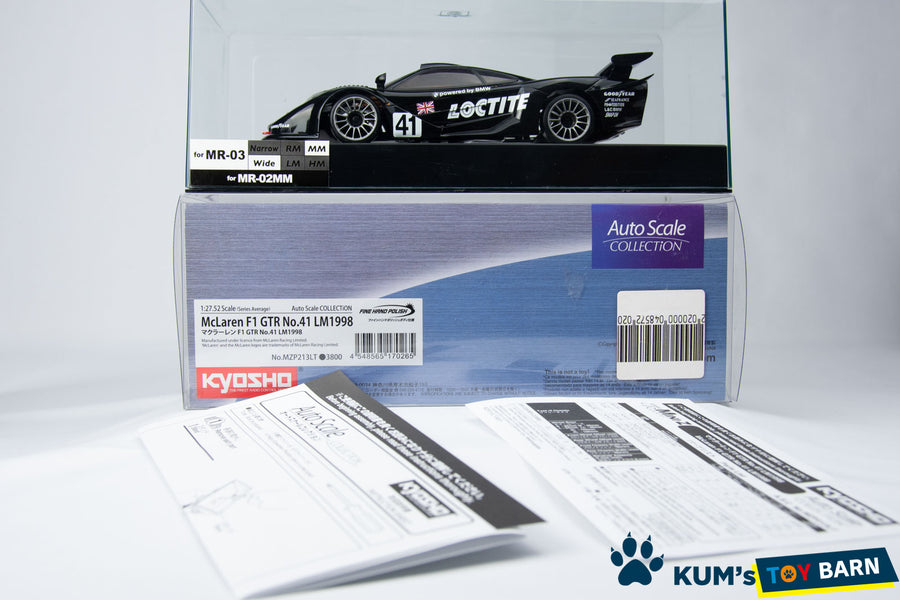 Kyosho Mini-z Body ASC McLaren F1 GTR No.41 LM1998 MZP213LT
