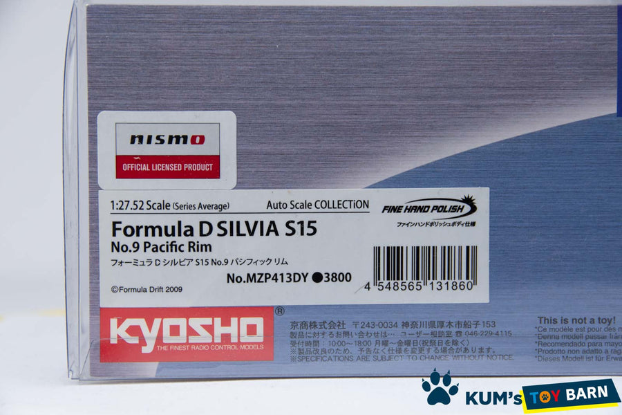 Kyosho Mini-z Body ASC NISSAN Formula D SILVIA S15 No.9 Pacific Rim MZP413DY