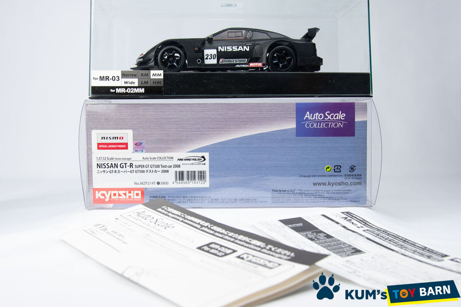 Kyosho Mini-z Body ASC NISSAN GT-R SUPER GT500 Test car 2008 MZP214T