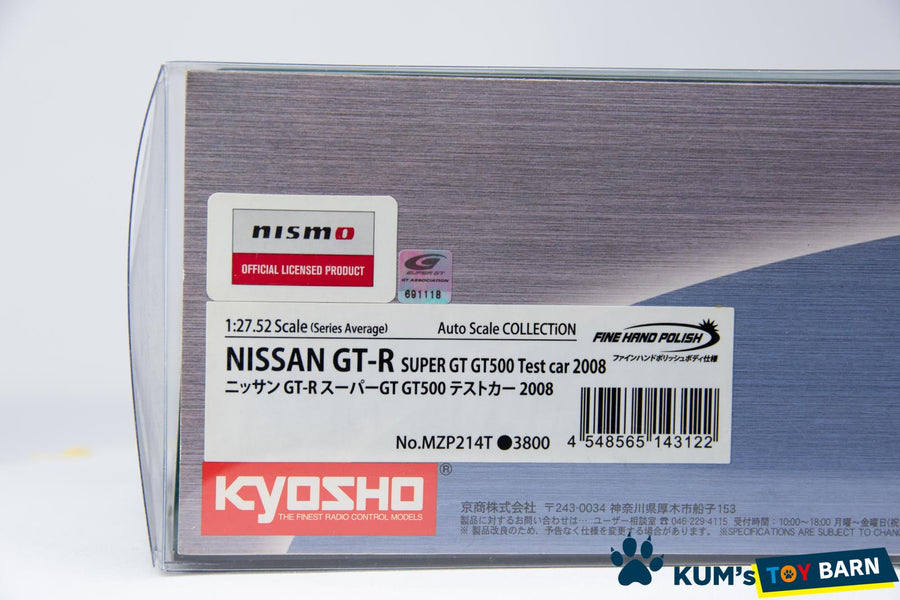 Kyosho Mini-z Body ASC NISSAN GT-R SUPER GT500 Test car 2008 MZP214T