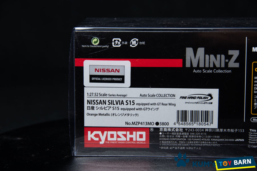 Kyosho Mini-z Body ASC NISSAN SILVIA S15 MZP413MO/MZPP413MO