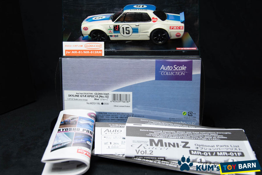 Kyosho Mini-z Body ASC NISSAN SKYLINE GT-R KPGC10 MZG11BL