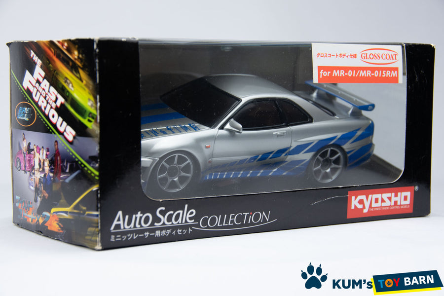 Kyosho Mini-z Body ASC NISSAN SKYLINE GT-R V-spec2 R34 MZG34WS