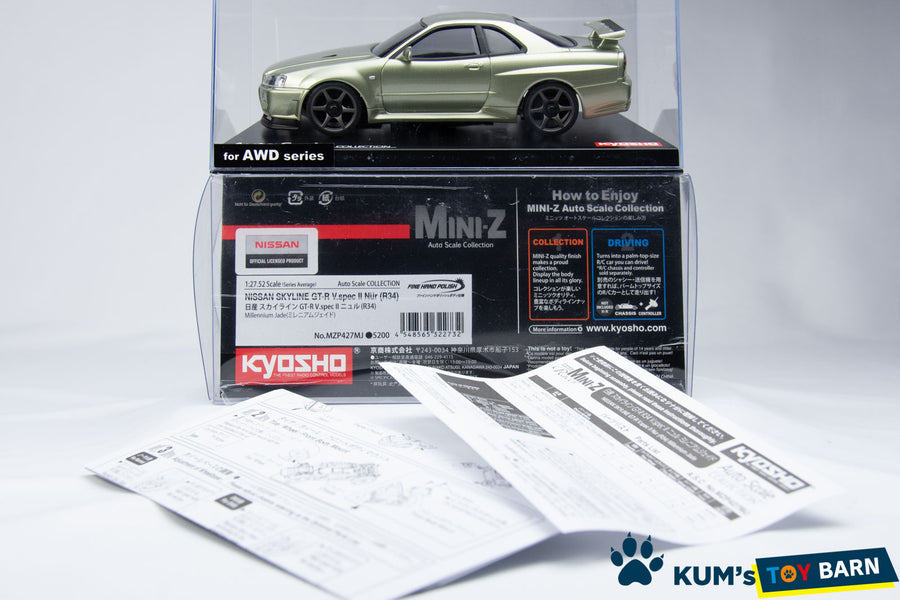 Kyosho Mini-z Body ASC NISSAN SKYLINE GT-R V.spec2 Nur R34 MZP427MJ