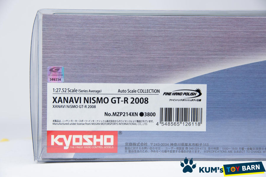 Kyosho Mini-z Body ASC NISSAN XANAVI NISMO GT-R 2008 MZP214XN