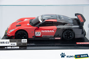 Kyosho Mini-z Body ASC NISSAN XANAVI NISMO GT-R SUPER GT GT500 PRE-SEASON Test car 2008 MZP214TX