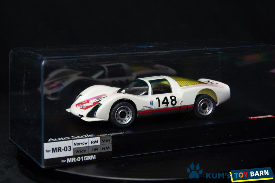 Kyosho Mini-z Body ASC Porsche 906 No.148 TRAGA FLORIO 1966 MZP133TF