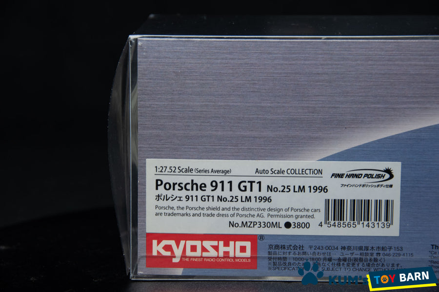 Kyosho Mini-z Body ASC Porsche 911 GT1 No.25 LM1996 MZP330ML