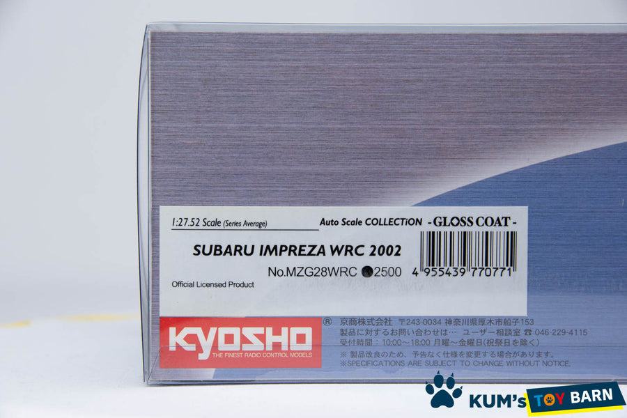 Kyosho Mini-z Body ASC SUBARU IMPREZA WRC 2002 MZG28WRC